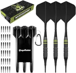 MageRabbit Soft Tip Dart,3pcs 18g Dart Plastic Tip, Copper Material with 30 Pcs Soft Tips,Durable Moulded Dart Flights, Plastic Tip Darts for Electronic Dartboard
