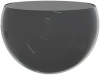 KASTLITE 14" Smoke Acrylic Lamp Post Globe | Smooth Textured with Custom Size Neckless Opening | Manufactured in the USA