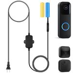 UYODM 20Ft/6m Charging Cable Power Adapter Designed for Blink Video Doorbell (Replace Battery), Blink Outdoor 4 (4th Gen) & XT3, Doorbell Transformer with IP67 Weatherproof Power Cable Black