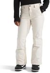 THE NORTH FACE Girls' Freedom Insulated Pant, White Dune, Medium