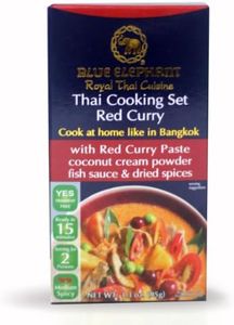 Blue Elephant, Thai Cooking Set, Red Curry, 95 g. [Pack of 1 piece]