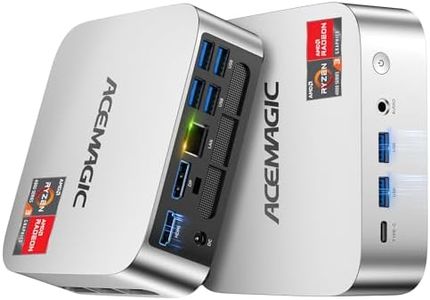 ACEMAGIC N150 Vista Mini PC V1, Twin Lake N150(Beat N100/N95, up to 3.6GHz), 16GB DDR4 RAM 512 SSD Mini Computers,11 Pro Desktop 4K Dual Display/HDMI/WiFi/BT/LAN for Home/Office