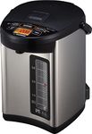 Zojirushi CV-JAC40XB Water Boiler & Warmer, 4.0-Liter, Stainless Black