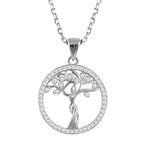 GIVA 925 Silver Tree of Life Pendant with Link Chain | Gifts for Girlfriend, Gifts for Women and Girls |With Certificate of Authenticity and 925 Stamp | 6 Month Warranty*