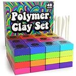 Oven Bake Polymer Clay Set 48 Color