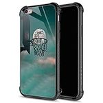 CARLOCA iPhone 6S Case,Moon Basketb