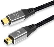 ConnBull Mini DisplayPort to Mini DisplayPort Cable DP1.4 6.6 Feet - 8K Resolution Ready, Not Compatible with iMac/Mac to Macbook, Not a Replacement for Thunderbolt Cable