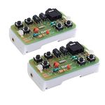 2 PCS DIY Radio Kit, Icstation FM Radio Kit 76MHZ-108MHZ Soldering Project Radio Module DIY Kits Electronic Solder Practice Kit for Back to School STEM Labs Physics Science Educational