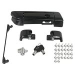 SWESGI Harley Tour Pack Latches Black,Tour Pak Pack Trunk Lid Latch with Keys Fit for Harley Touring Road King Road Glide Street Glide Electra Glide Ultra-Classic 2014-2024