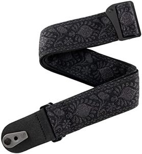 Correa para guitarra con bloqueo D'Addario - Accesorios de guitarra - Correa para guitarra eléctrica, correa para guitarra acústica - Monterey Black Tubular