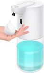 Automatic Foaming Soap Dispenser Touchless Foaming Soap Dispenser Wall Mount, Rechargeable Auto Hand Soap Dispenser Adjustable Volume Control 4 Level, Sensor Soap Dispenser for Bathroom Kitchen, White