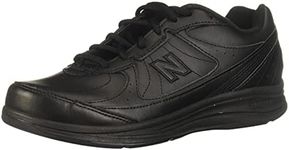 New Balance Women's 577 V1 Lace-Up Walking Shoe, Black/Black, 7 XW