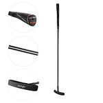 LEAGY Timeless Classic Golf Putter 35" Length - Putt Putt Style Two-Way Head and Premium Rubber Grip for Male & Female Right or Left Handed Golfers (Left and Right Black)