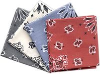 Colter Co. 4pk Paisley Bandana - US