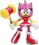 Sonic The Hedgehog 4-Inch Action Figure Modern Amy with Hammer Collectible Toy