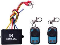 LIEBMAYA Wireless Winch Remote Control Kit for Truck Jeep ATV SUV 12V Switch Handset - with Two Keychain remotes