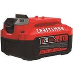 Craftsman 20-Volt Max 4-Amp-Hours Rechargeable Lithium Ion Cordless Power Equipment Battery