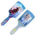 Disney Frozen 2 Anna & Elsa Girls Paddle Cushion Hair Brush, Set of 2