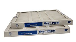 Sur-Seal KP-5251004780x2 Purolator Key Pleat Extended Surface Pleated Air Filter, Mechanical MERV 8, 20" W x 22" H x 1" D (Pack of 2)