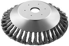 8inch New Improved Steel Wire Brush Cutter Trimmer Head Replacment for Stihl Trimmers FS90 FS108 FS110 FS120 FS130 FS130R FS200R FS250 FS-KM 4Mix Steel Wire Weed Eater (Head Only)