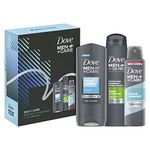 Dove Men+Care Daily Care Trio body wash, 2-in-1 shampoo & conditioner and anti-perspirant in a stylish gift box Gift Set perfect gifts for him 3 piece, White