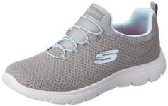 Skechers womens Summits - 896220id GRAY/LIGHT BLUE Casual Shoe - 5 UK (8 US) (896220ID-GYLB)