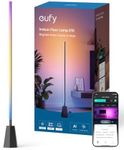 eufy Indoor Floor Lamp E10, RGBWW LED, Smart FLoor Lamp for Living Room and Bedroom, 16 Million Colors, 1700 Lumens, Works with Alexa, Google, Endless AI Light Themes for Christmas, Halloween, Black