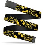 Buckle-Down Men's Buckle-Down Web Belt Batman 1.25", Batman/WB-BK-1.25-WBM023, Regular