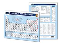 Chemical Periodic Table of Elements Chart - 8.5" x 11" Laminated Chart- Chemistry Quick Reference Guide by Permacharts