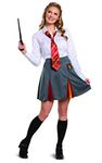 Disguise Adult Harry Potter Gryffindor Skirt, Gray & Gold, Women's Small (4-6)