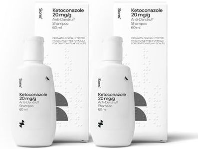 Sons Ketoconazole Anti-Dandruff Treatment Shampoo. Treats & Prevents Dandruff, Itchy Scalp, Seborrhoeic Dermatitis & Psoriasis. 2 x 60ml. Made in Europe.