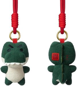 High-end handmade Xiangrui series hanging puppet plush bag small pendant keychain - 7 to 15 days delivery (crocodile pendant)