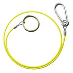 BITS4REASONS NEW MODEL MAYPOLE MP5015B BREAKAWAY CABLE PVC HI VIS YELLOW 1M x 3MM SAFETY TRAILER CARAVAN CABLE