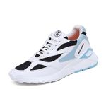 White Walkers Men's White Synthetic Comfortable Casual Ankle Sneakers - 8 UK