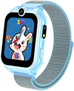 PTHTECHUS Kids Smart Watch Toy - Smartwatch with Video Camera Selfies STEM Learning Educational Fun Games, MP3 Music Player Audio Touch Screen Sports Digital Watch Kids Toddlers Boys Girls