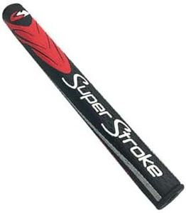Super Stroke Fat 3.0 Golf Grip | .580 Core Advanced Non-Slip Rubber + PU Tactile Feel Putter Golf Grips for Improved Stability (black red)