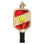 Old World Christmas Ornaments Pickleball Paddle Glass Blown Ornaments for Christmas Tree