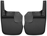 Husky Liners 56141 Custom Fit Front Mudguard for Select Jeep Wrangler Models - Pack of 2 (Black)