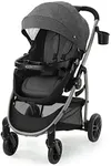 Graco Redmond Modes Pramette Stroller, 3-in-1 Convertible: Car Seat Carrier, Infant Pramette to Toddler Stroller with Reversible Seat and One-hand Fold