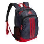 adidas Creator 2 Backpack, Stone Wash Carbon/Vivid Red, One Size, Creator 2 Backpack