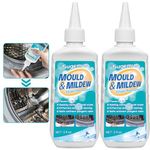 Sugemur Mould Remover Gel, Household Mould Magic, Large Capacity Mildew Removal, Mould and Mildew Cleaner for Toilet Washing Machine Seal Black Mould Bathroom Kitchen Sink Grout Tile Stains 210g*2