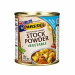 Massel Vegetable Stock Powder 1 x 140g - Salt-Reduced Instant Broth Blend - Plant-Based, Non-GMO, and Gluten-Free