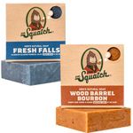 Generic Natural Soap Bar for Men, 2 Bar Variety Pack by Dr. Squatch - 1xFresh Fall + 1xWood Barrel Bourbon - All Natural