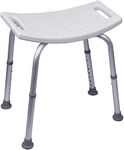 Aidapt Height Adjustable Shower and Bath Stool with Anti slip Feet, Easy Clean Surface and Hand Grip to Aid Stability. For Users Who are Elderly, Disabled, Pregnant or Unsteady on their Feet