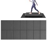 Health & Fitness Non-Slip Home Gym Mat 55x24– Workout Floor Protection Pad Mat for Walking pad, Treadmill, Bike and Exercise Equipment, for Carpet Floors Protection,Noise Shock Absorption,Stationary