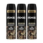 Axe Dark Temptation Long Lasting Deodorant Bodyspray For Men 215 ml & Axe Dark Temptation Long Lasting Deodorant Bodyspray For Men 215 ml