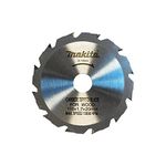 Makita TCT Circular Saw Blade for Wood Blade For Wood Cutting (4X12T) - Silver (Pack of 1)