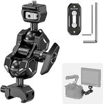 NEEWER Flexible Articulating Magic Arm with Dual Ball Heads, Quick Release NATO Clamp & 48mm NATO Rail and 1/4" Screw with Retractable Pin, Camera Monitor Mount Compatible with SmallRig Cage, UA011