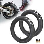 (2-Pack) 3.00/3.50-12 Inner Tubes fit 80/100-12 Tire Electric Scooter Dirt Bike Pit Mini Chopper Pocket XR CRF50 CRF70 TTR 90 TTR110 KLX DRZ 110