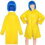 Jiuguva 2 Pcs Yellow Raincoat Costu